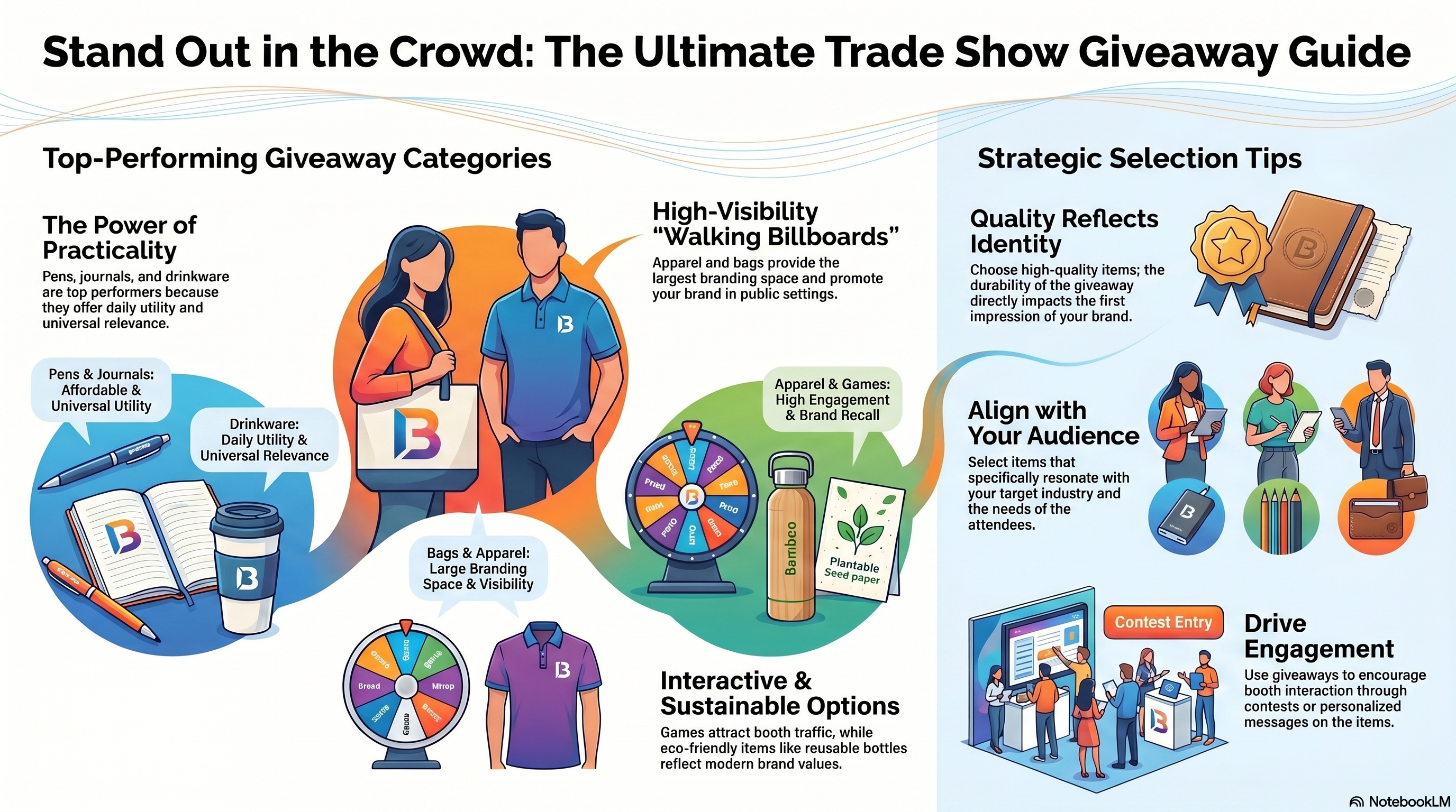 Ultimate Trade Show Giveaway Guide Infographic